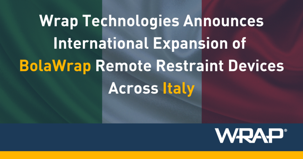 Italy adopts BolaWrap across 11 agencies
