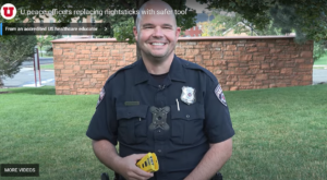 University of Utah Public Safety using BolaWrap remote restraint device