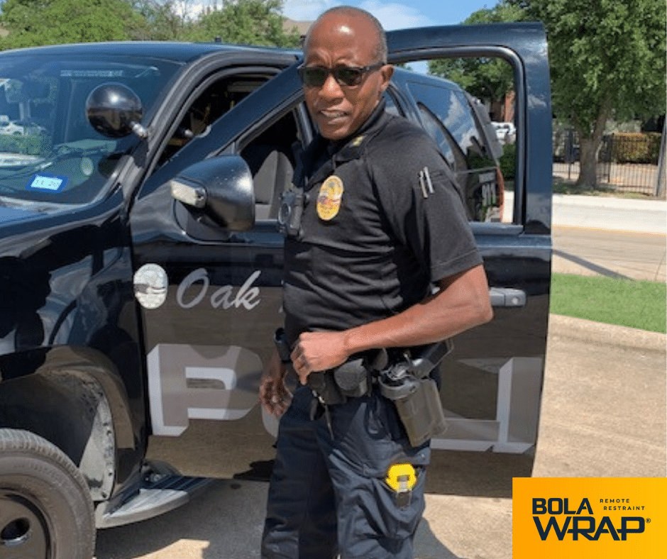 Chief Thomas Peoples of the City of Oak Ridge Police Department Detains Subject with BolaWrap Without Injury