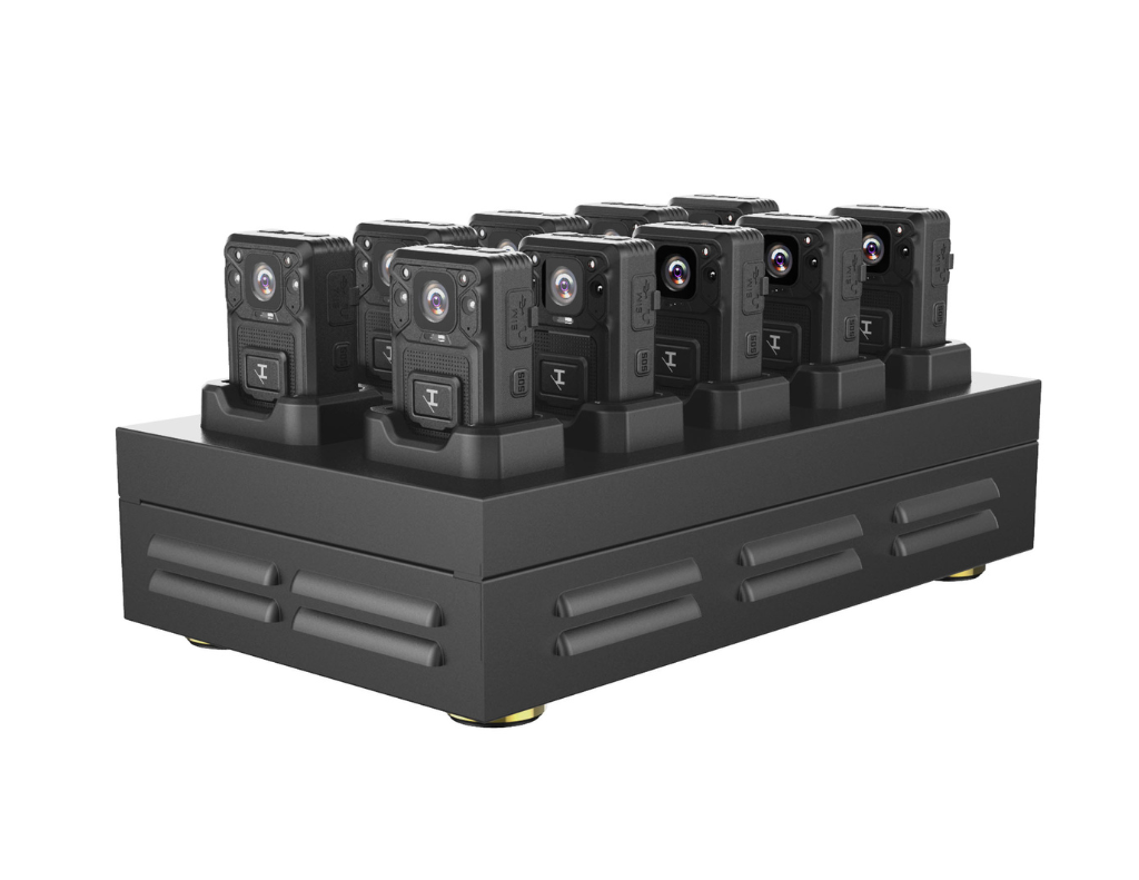 Body worn camera docking station